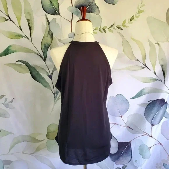 American Flag Halter Style Top in Black/White sz M - Picture 3 of 4